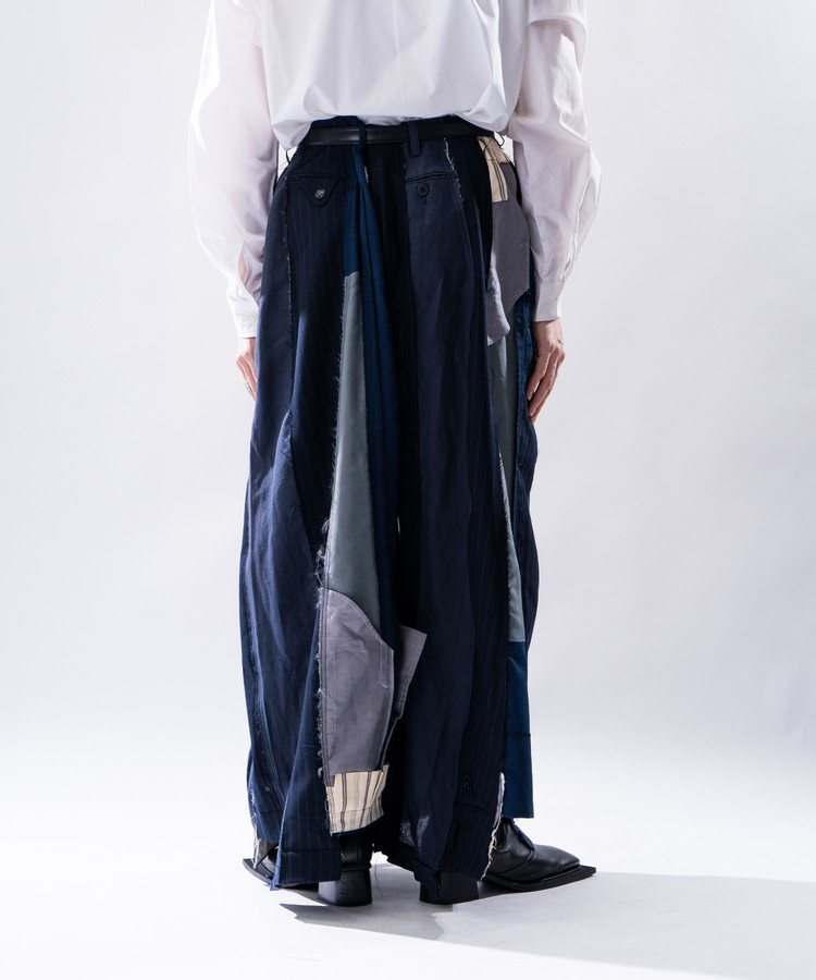 NOT CONVENTIONAL hakama slacks 袴スラックス 黒 ...