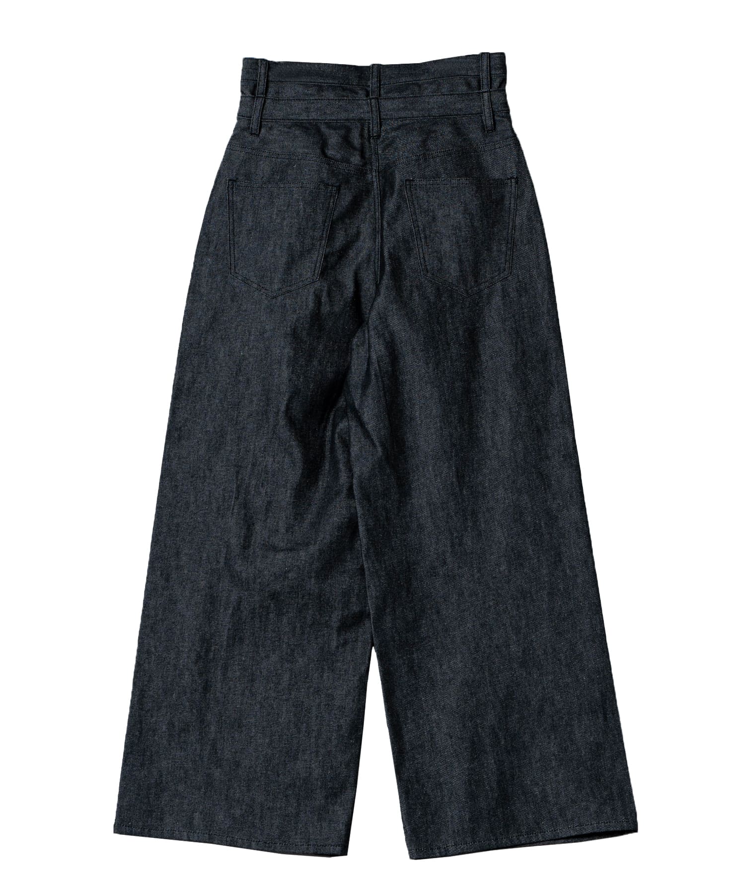 double waist wide denim pant / NOT CONVENTIONAL公式通販