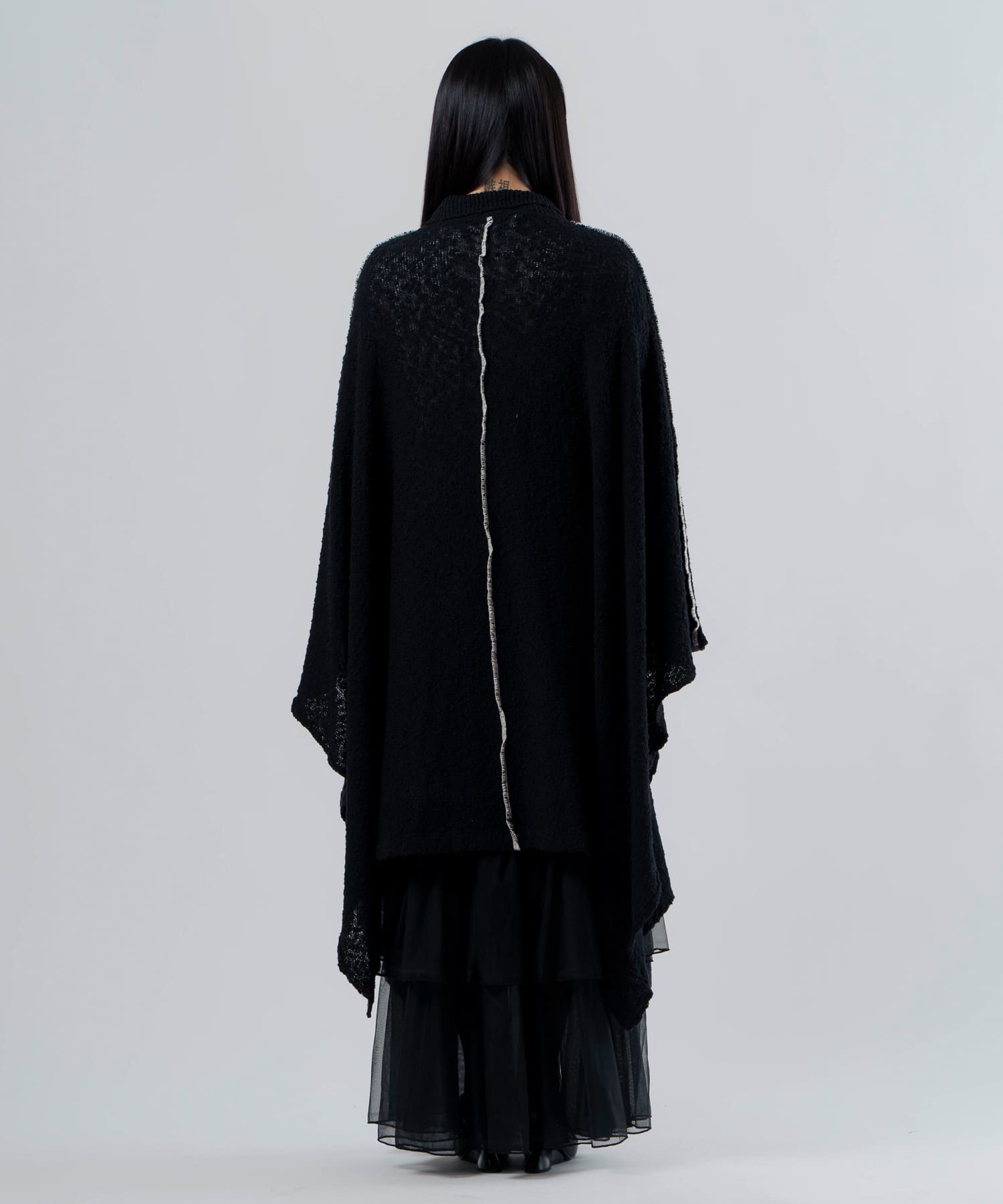 slab knit poncho / NOT CONVENTIONAL公式通販