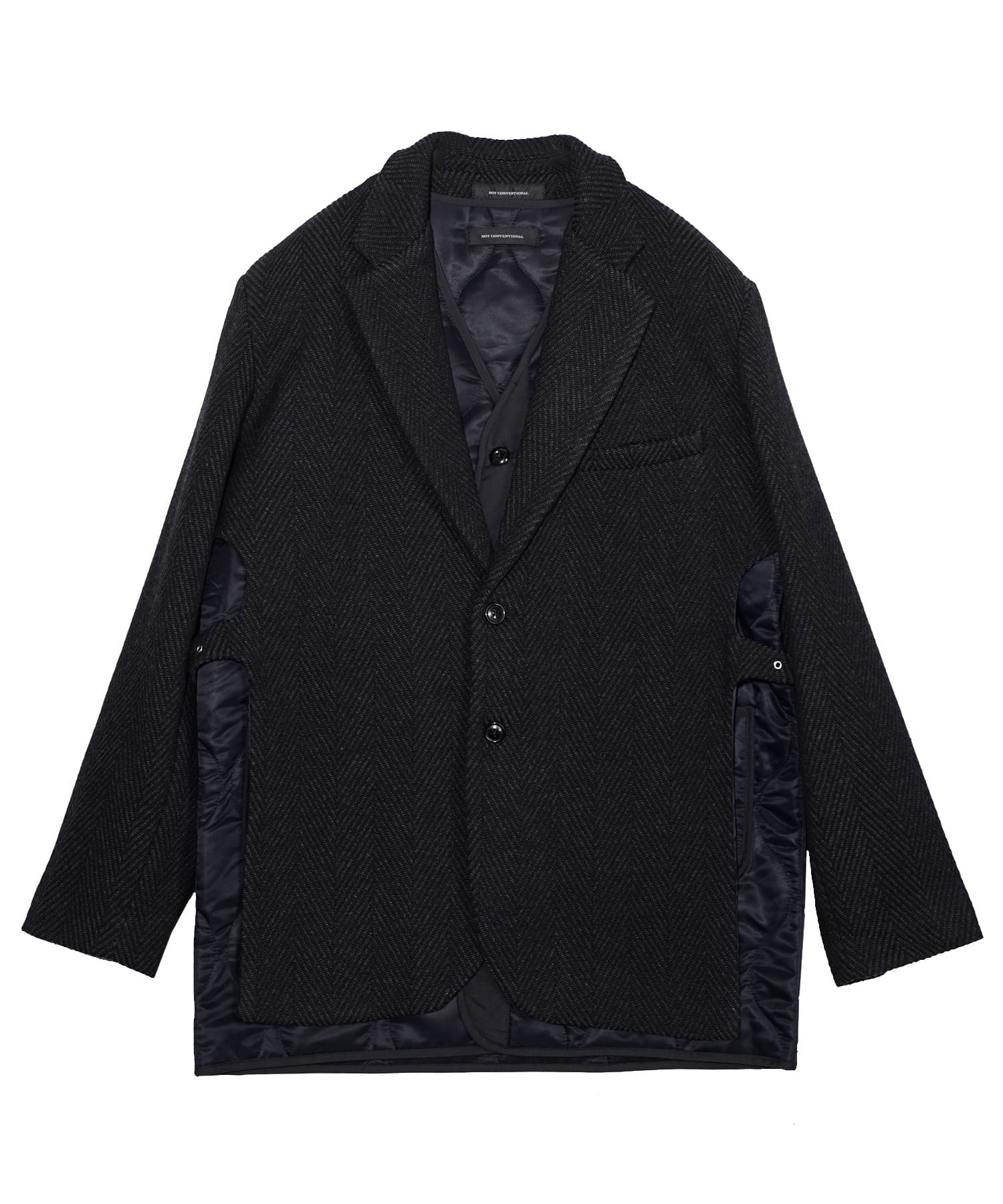 NOT CONVENTIONAL 21AW zip long coat - luknova.com