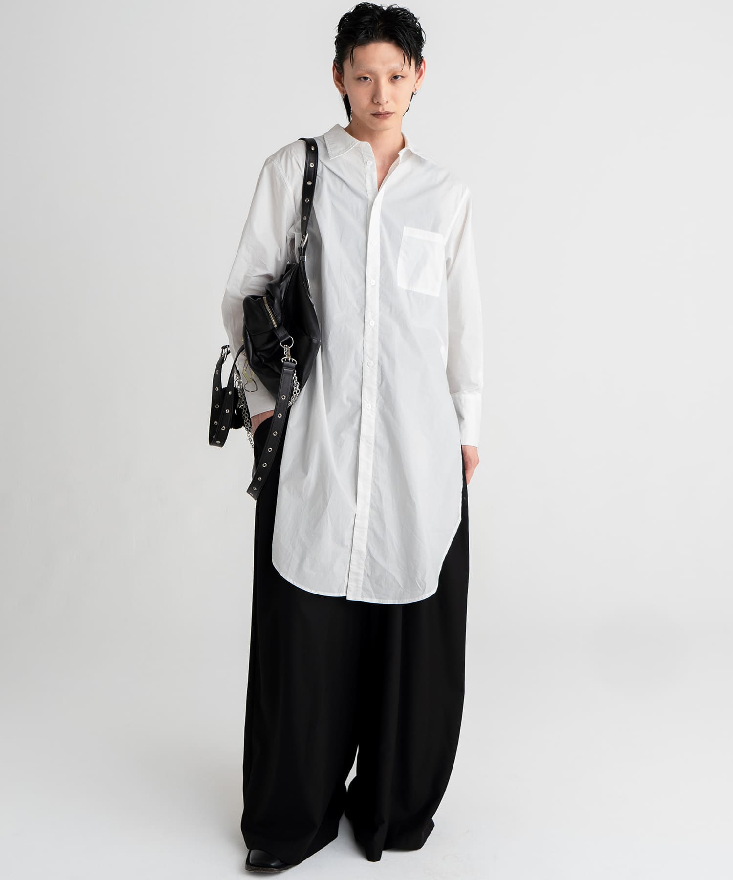 【PREORDER：8/15~】slit long shirt