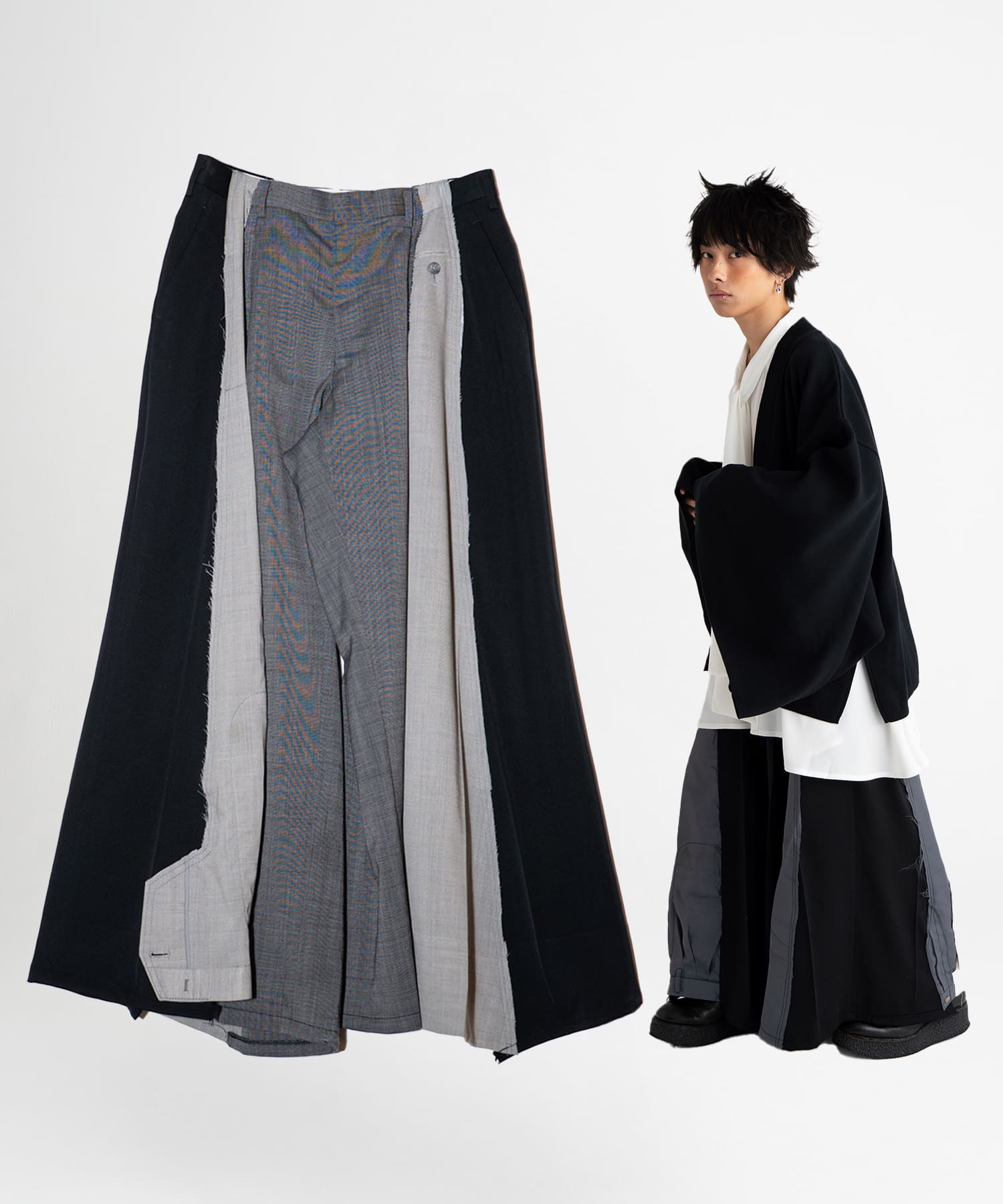パンツ NOT CONVENTIONAL tuck pleats hakama pant tuck pleats hakama pant / NOT CONVENTIONAL公式通販