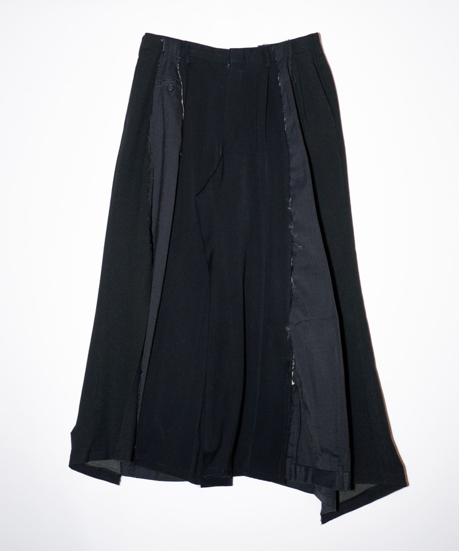 NOT CONVENTIONAL hakama slacks 袴スラックス 黒 hakama slacks【A】 / NOT CONVENTIONAL公式通販
