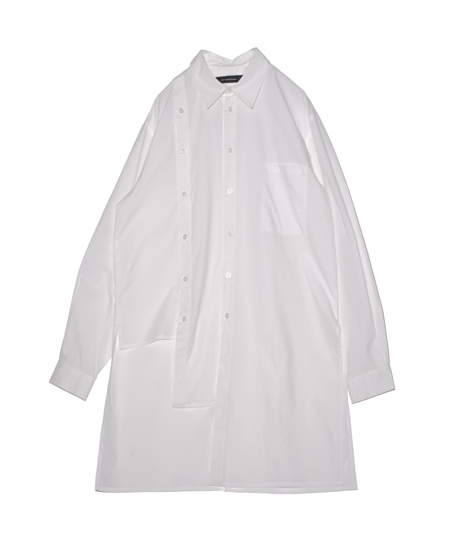asymmetry button shirts / NOT CONVENTIONAL公式通販