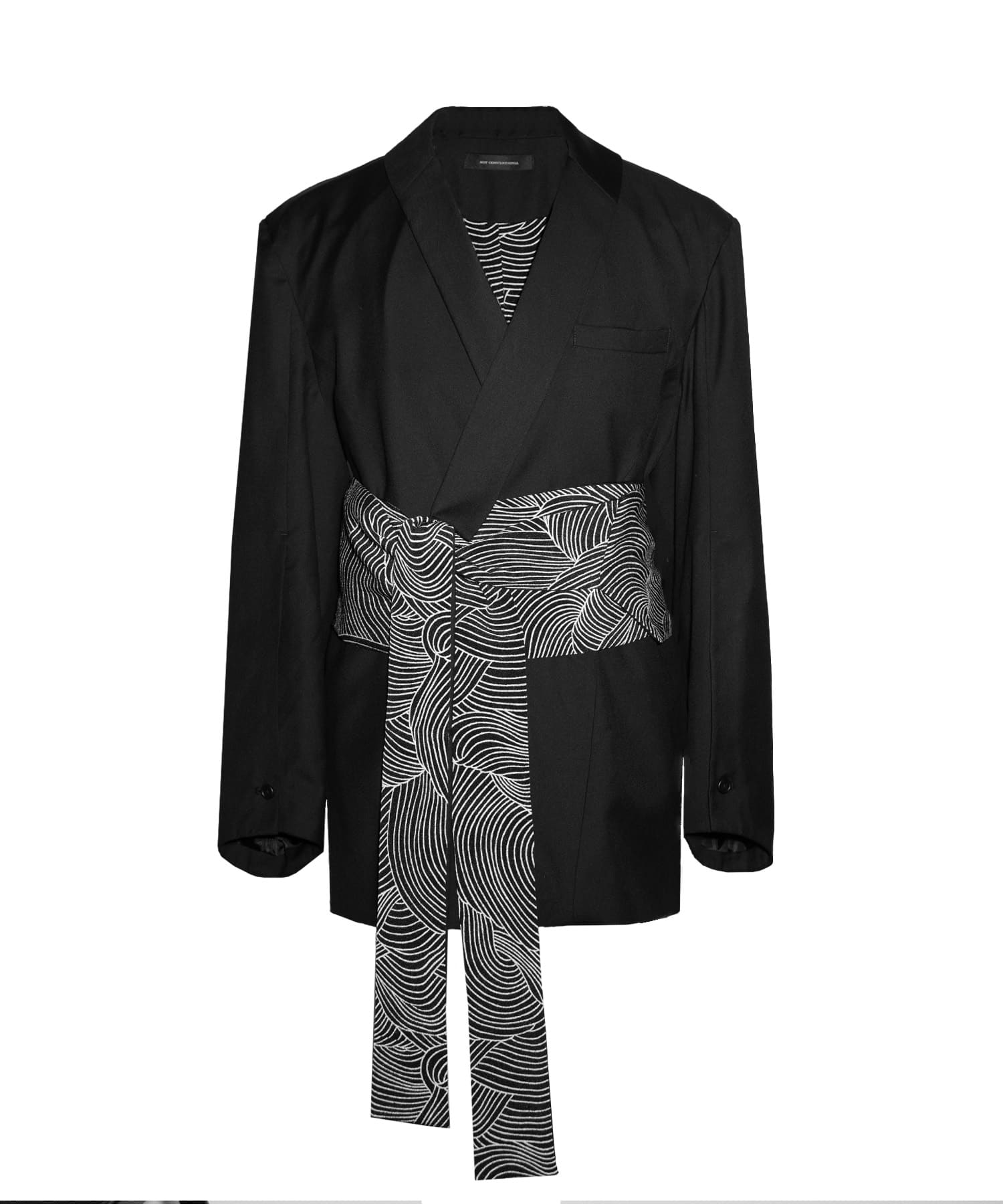 Chirimen Obi jacket