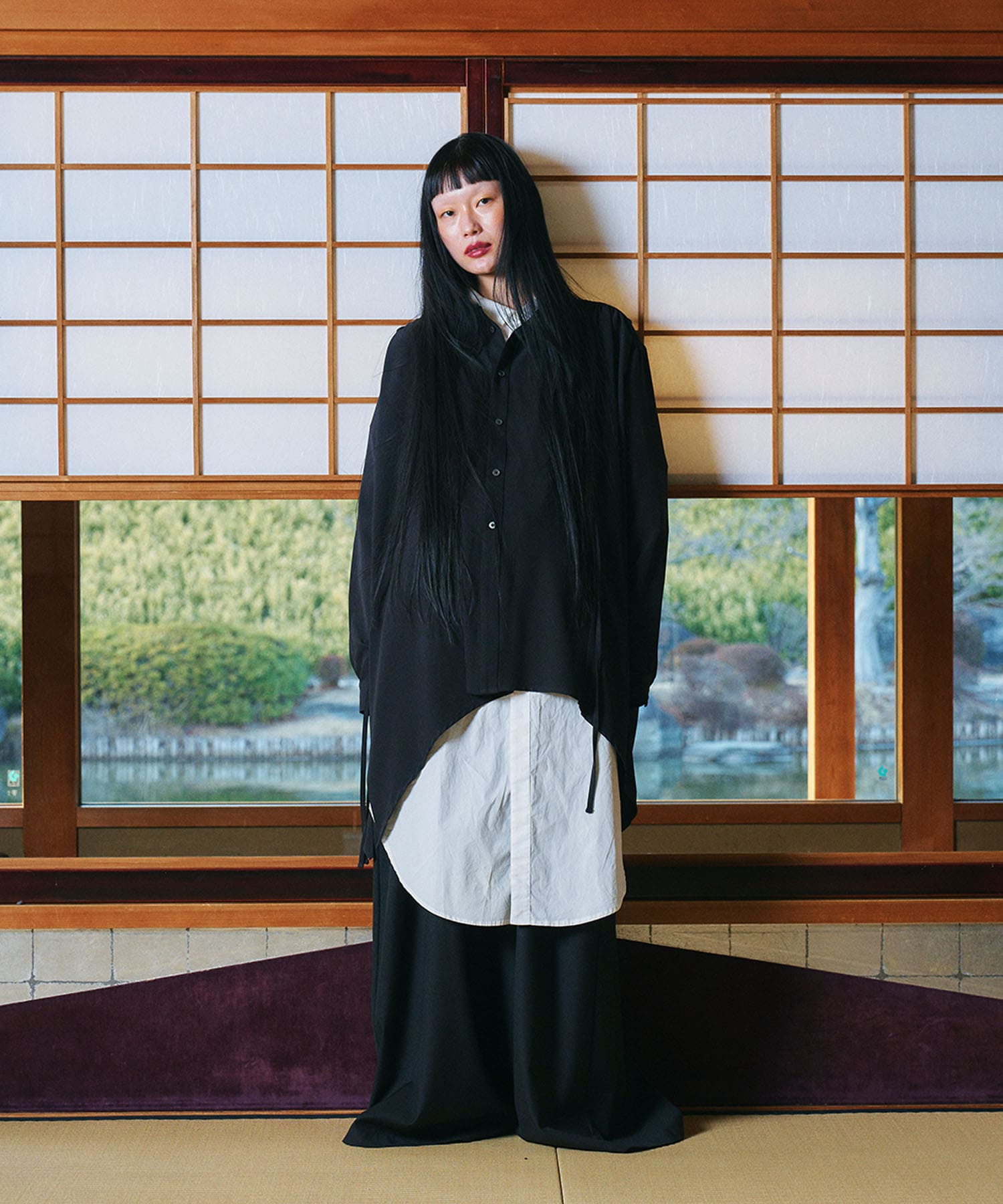 gather ribbon shirts