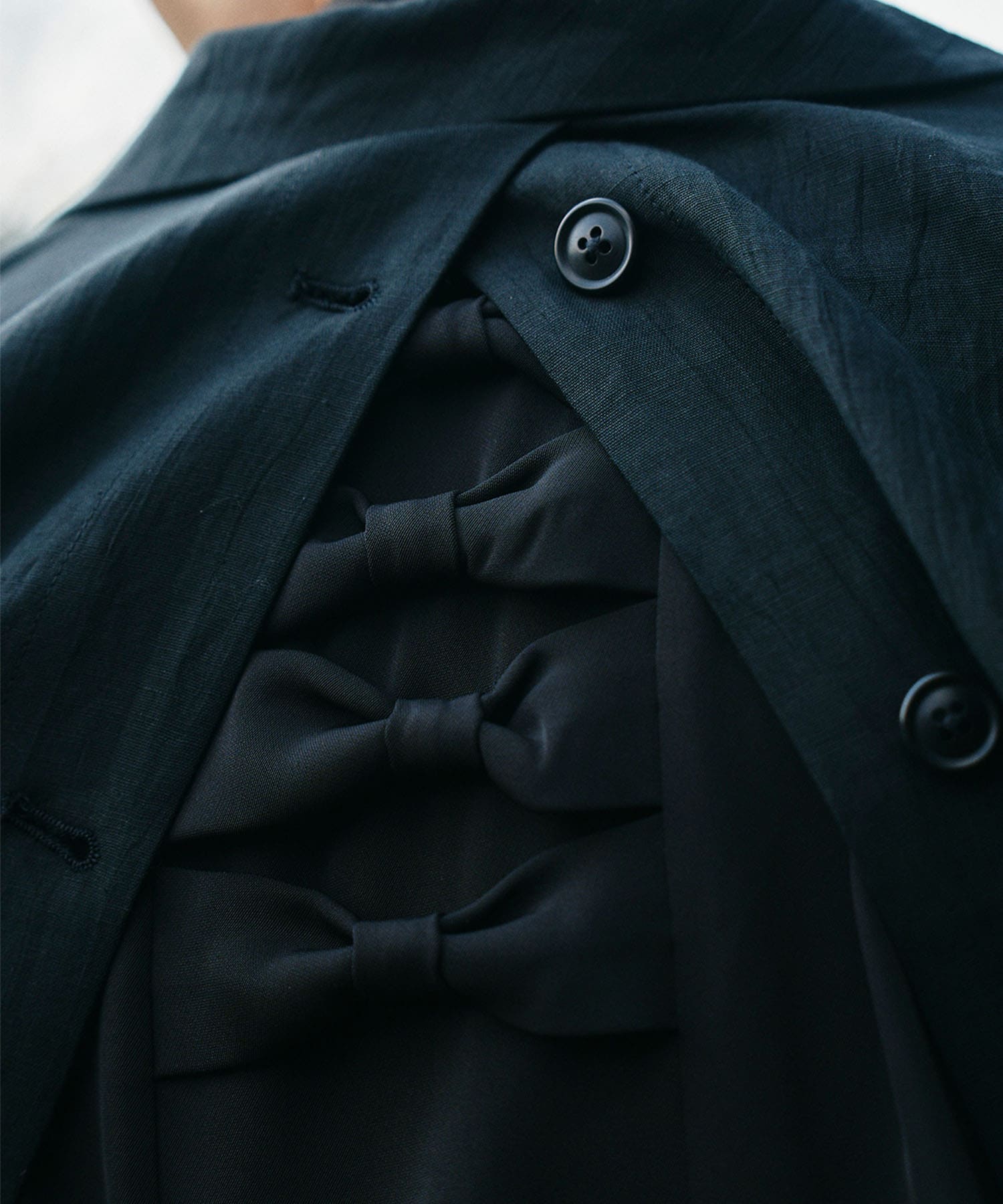 ribbon design shirts jacket