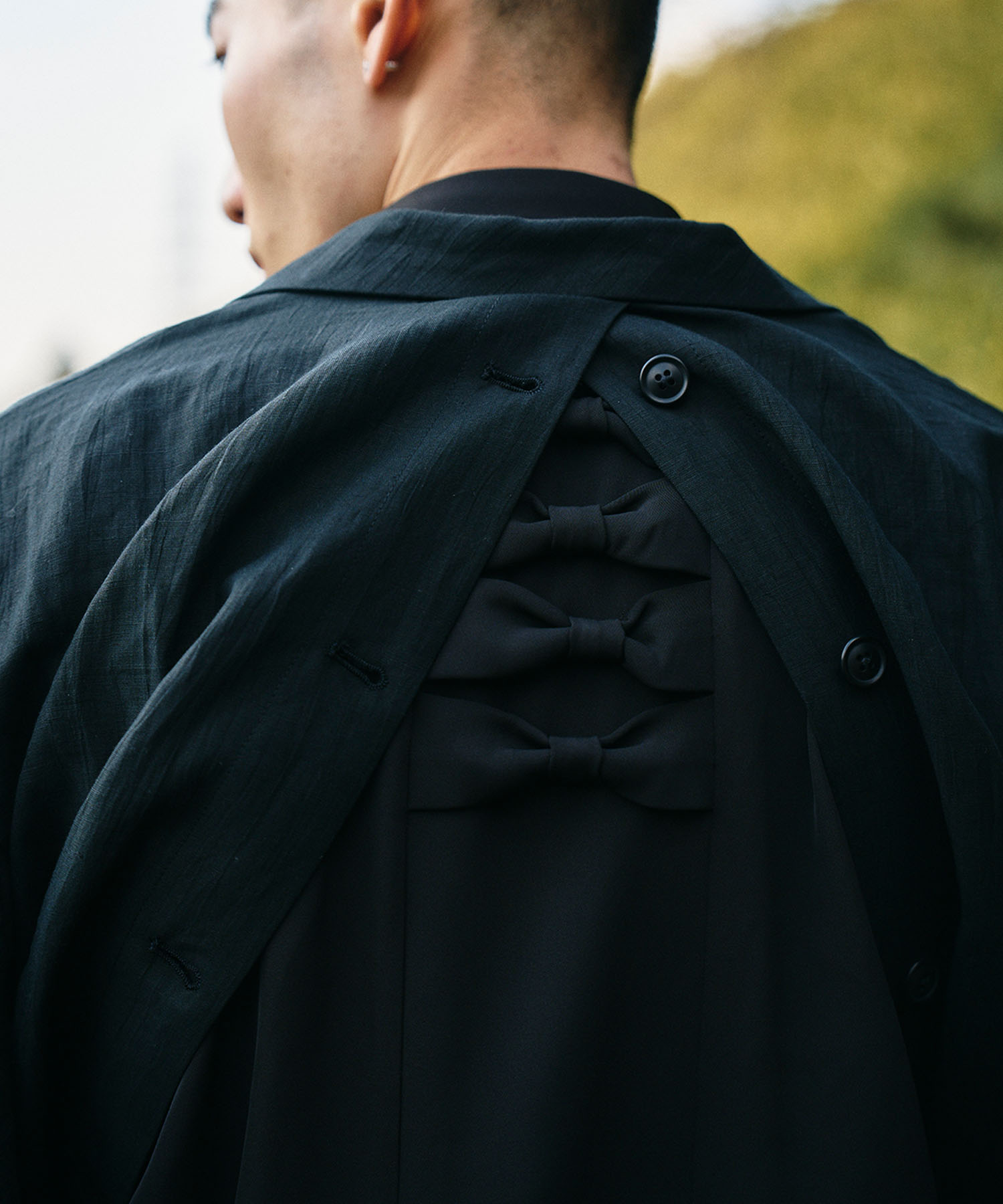 linen×cotton kimono gown