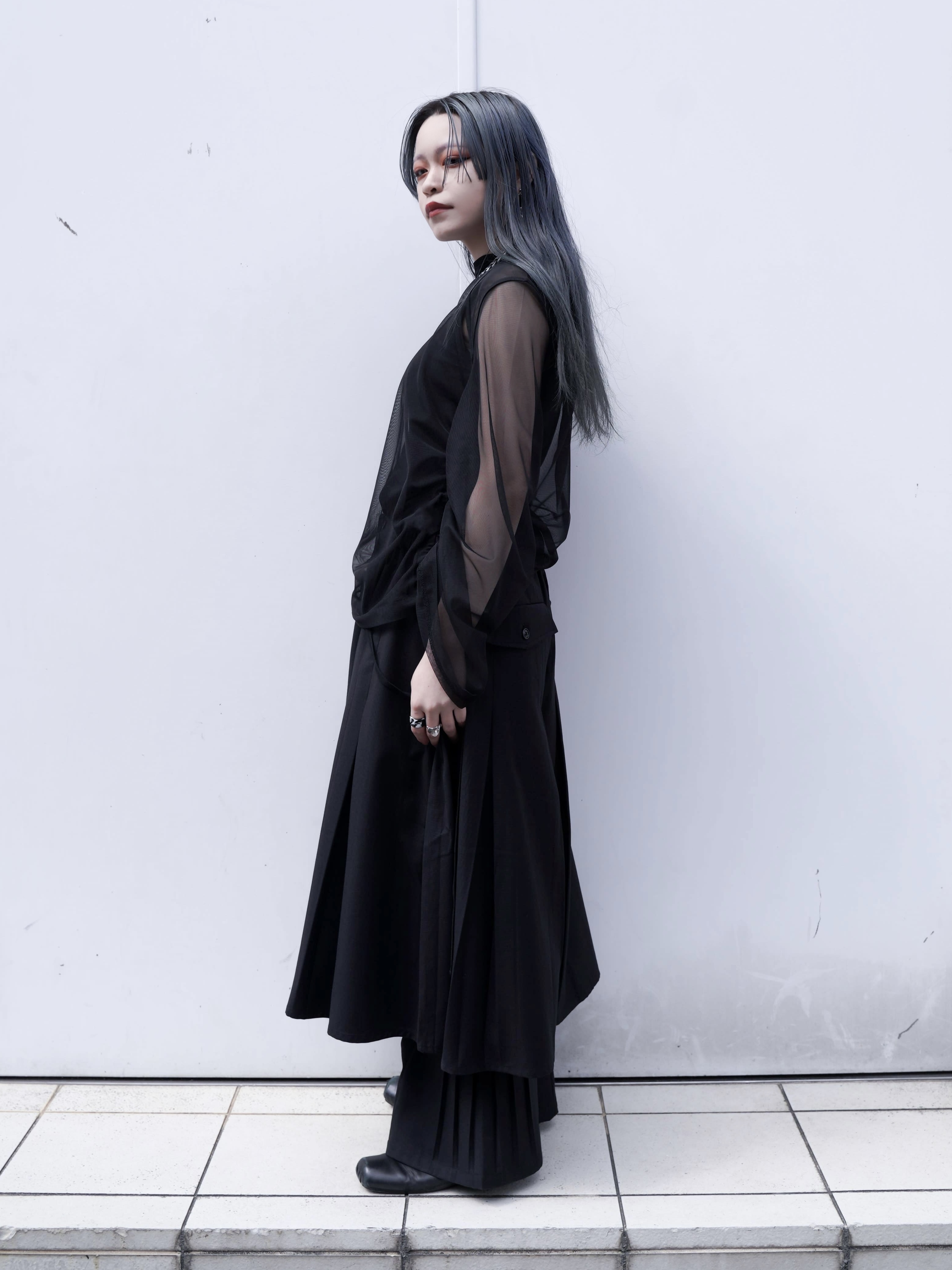 shirring sheer top / NOT CONVENTIONAL公式通販