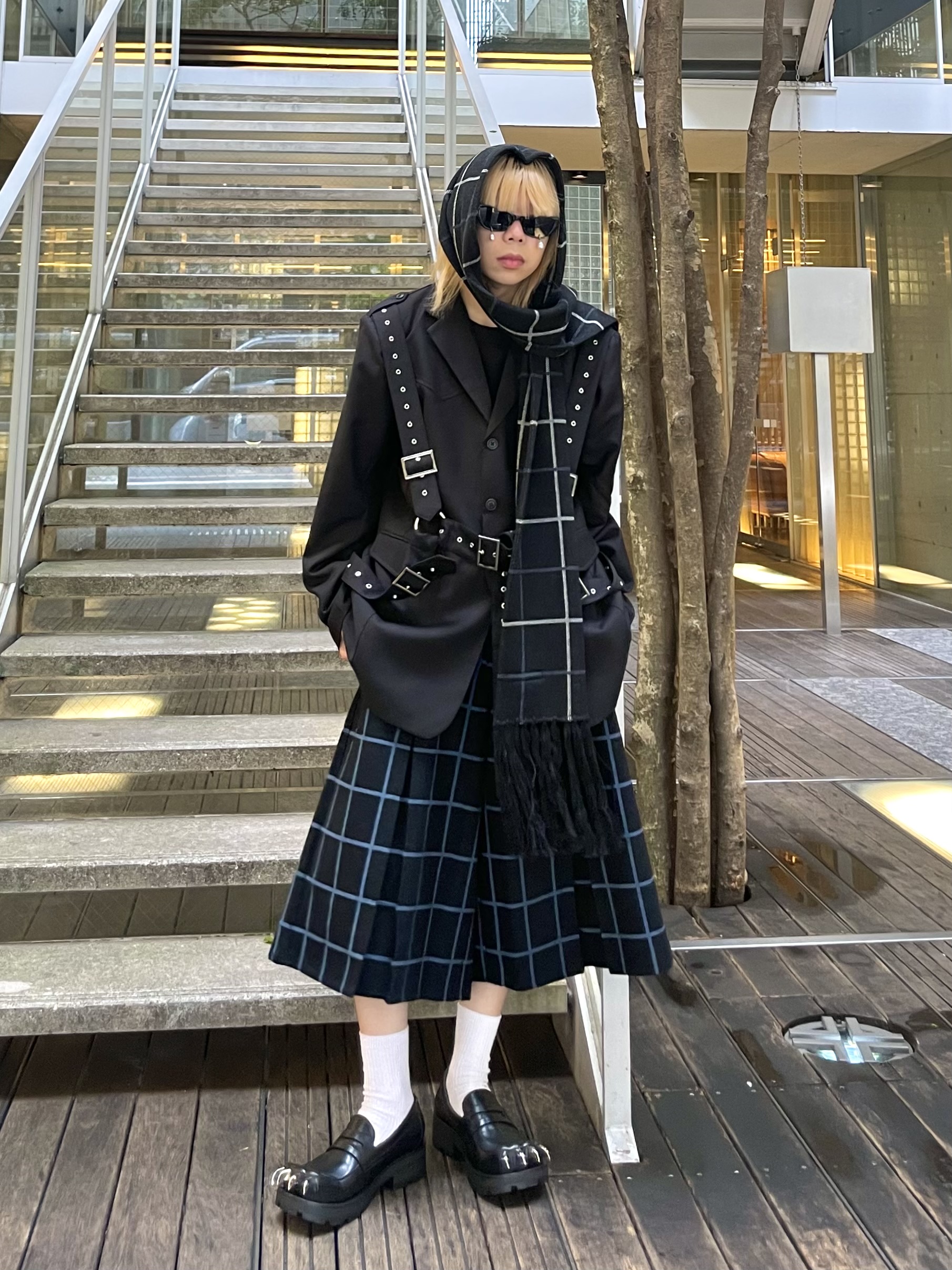 bondage× blue plaid